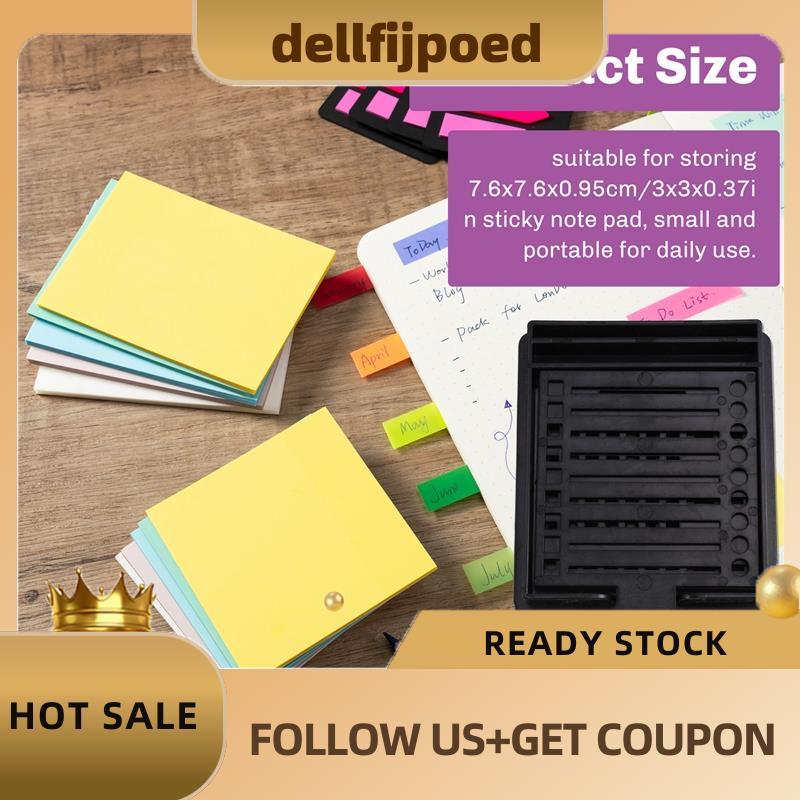 เครื่องจ่ายไปรษณีย์Postit ของdellfijpoed สําหรับคลิปติดตัวเองขนาด 3x3 นิ้วพร้อมแม่แบบ