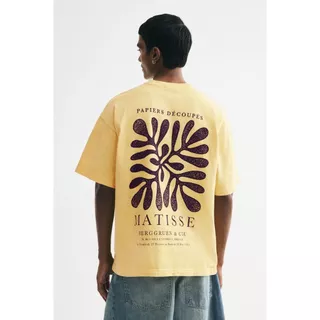H&M(เอชแอนด์เอ็ม) เสื้อยืดทรงโอเวอร์ไซส์ ผู้ชาย 1159823_25