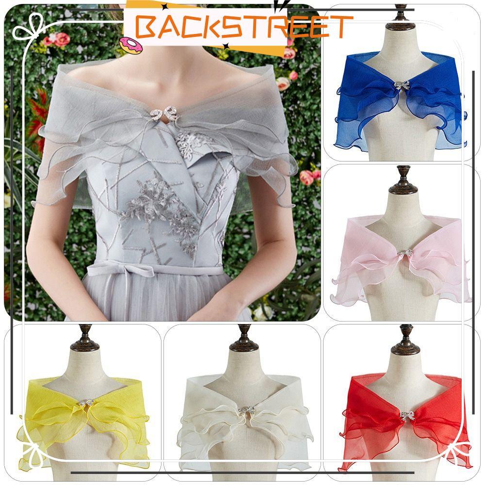 BACKSTAGEREAT Wedding Cape Women Elegant Casual Dress Cloak