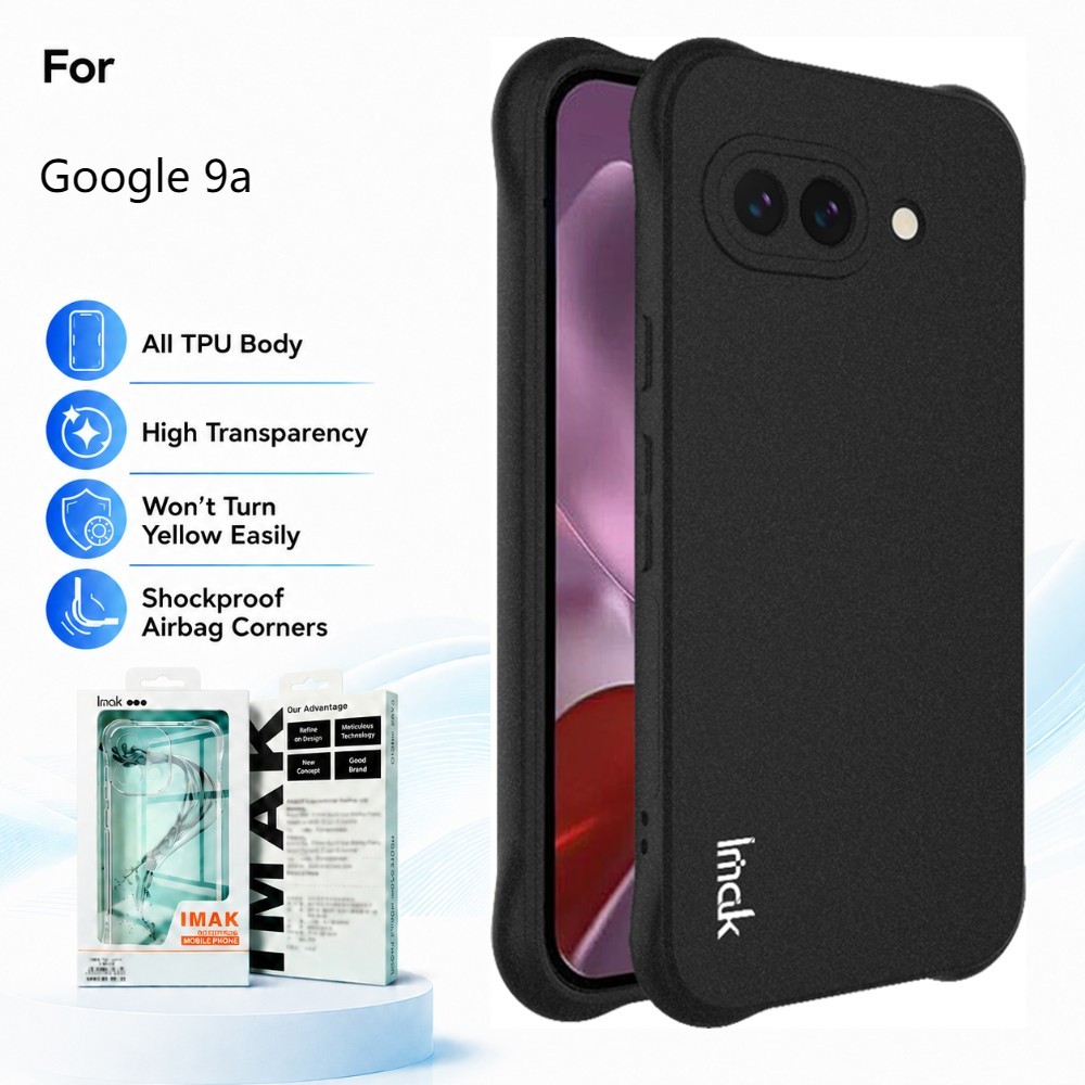 เคส TPU สำหรับ Google Pixel 9a Pixel 9 Pro XL ป้องกันกล้อง สีเหลือง CA0002