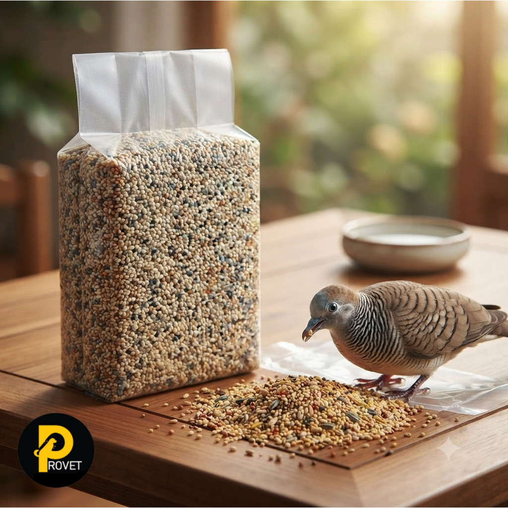 Avin สุดยอดอาหาร สำหรับนกเขาชวา ครบ จบ ในถุงเดียว! 1 Kg.