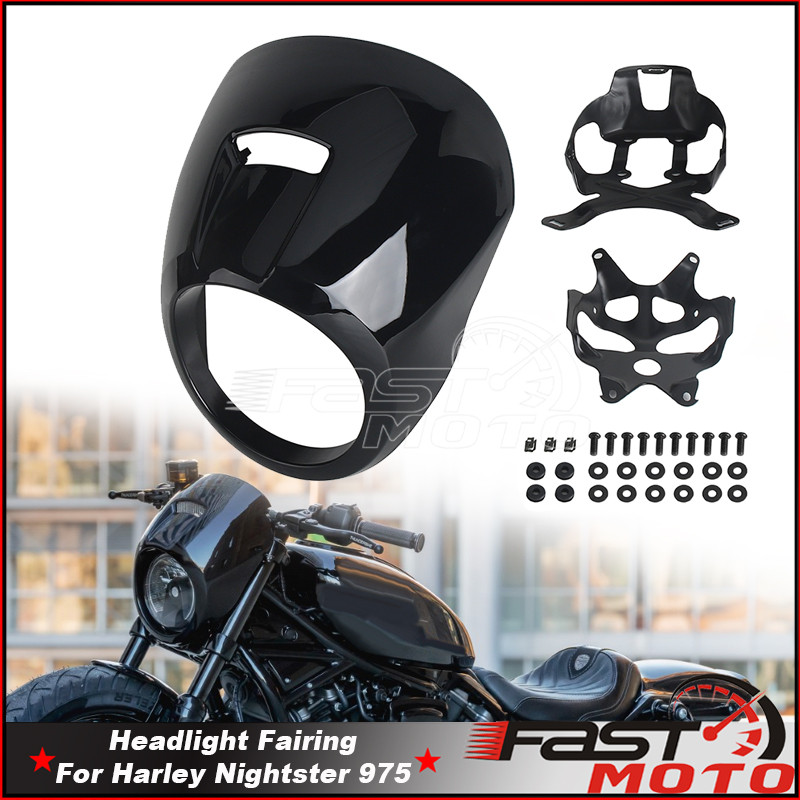 FAHead Lamp Masks For Harley Nightster 975 RH975 RH 975 2022-2024 RH975S Headlight Fairing Cover Hea