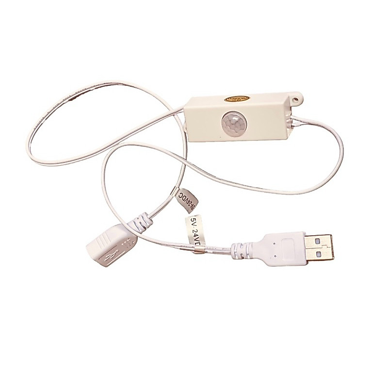 USB PIR เซ็นเซอร์ตรวจจับการเคลื่อนไหวสวิทช์5A DC 5-24V อินฟราเรดการตรวจจับอัจฉริยะเครื่องตรวจจับสำหรับแถบไฟ LEDอัตโนมัติ