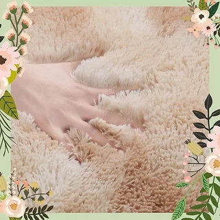 Qpio พรมปูพื้นห้อง พื้นพรมกันลื่น carpet living room พรมนุ่มๆ พรมสบาย พรมเช็ดเท้า พรมห้องนอน พรมสไตล์นอร์ดิค มี 6 ขนาด