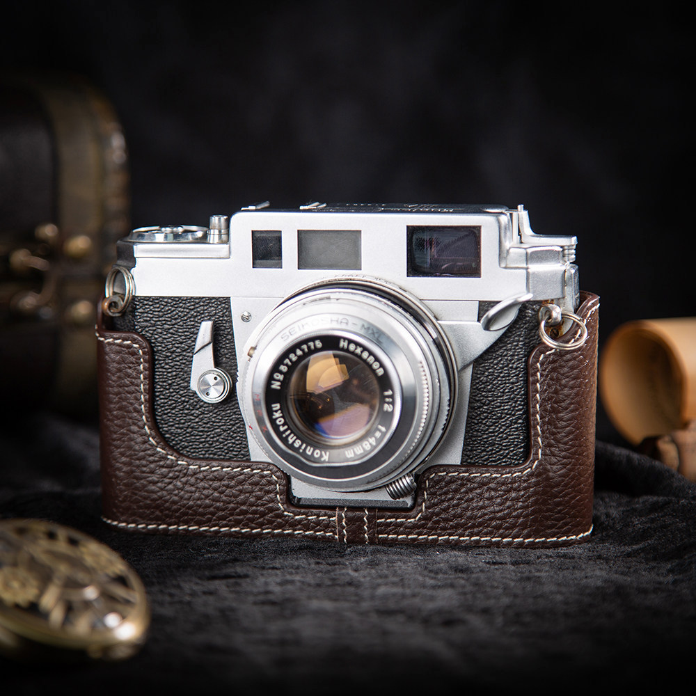 Invite Light เหมาะสําหรับ Konika IIIA เคสป้องกัน KONICA iiia เคสหนังฐานกล้องกระเป๋ากล้องเคสป้องกันอุ
