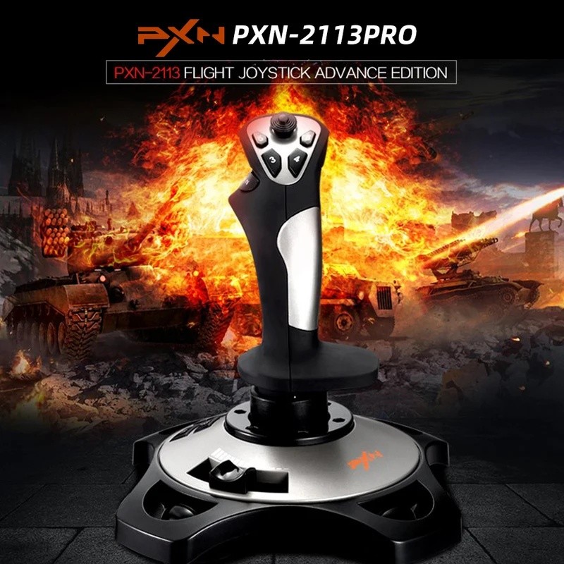 ตัวควบคุมการบินจําลอง WE PXN-2113PRO รองรับ Windows XP/7/8/10/11 เข้ากันได้กับเกมการบินพีซีหลัก