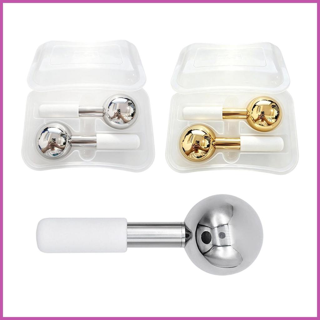 Ice Globes สําหรับใบหน้านวดกระชับสแตนเลสยาวนานคอ Eye Cooling Globes สําหรับผู้ชายผู้หญิง wsdph