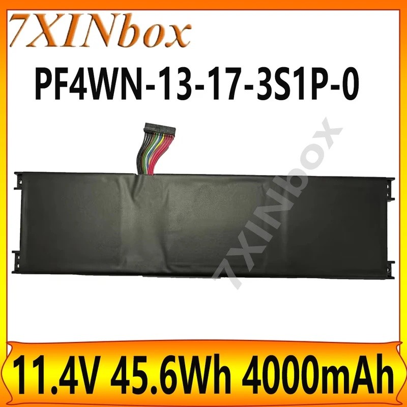 7XINbox สําหรับ PF4WN-13-17-3S1P-0 3ICP6/63/69 11.4V 45.6Wh 4000mAh แบตเตอรี่แล็ปท็อป 13 หลุม 13 สาย