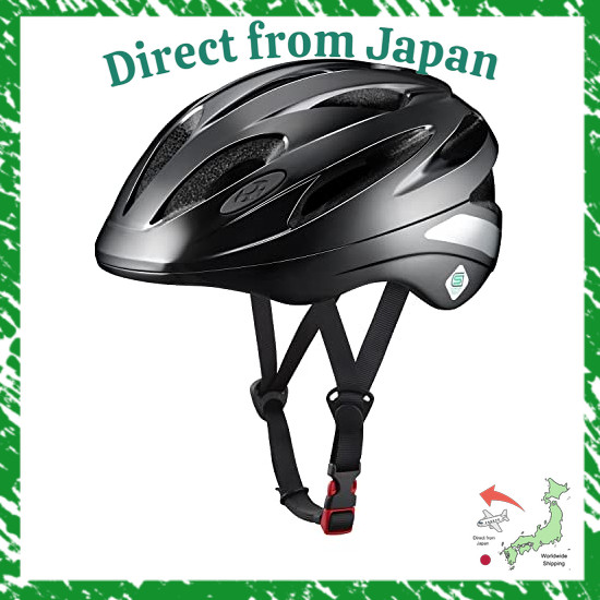 Direct From Japan KABUTO Bicycle Helmet SN-13M Size: 56–58 cm (less than 58 cm) Color: Black SG Cert
