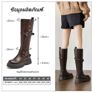 ✨แคชชวล รองเท้าบู๊ทแฟชั่นสำหรับผู้หญิง 1.77 นิ้ว