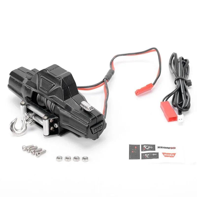 ตะขอรถพ่วง Winch มอเตอร์คู่ QT22150 | อะไหล่อัพเกรดสําหรับรถยนต์ MK07 TK300 RC