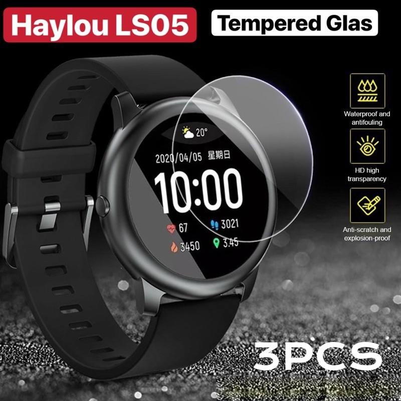 1-3PCS สําหรับ Haylou R8 LS16 Solar Plus RT3 LS10 RT2 HD แก้วสมาร์ทนาฬิกาป้องกันหน้าจอสําหรับ Haylou