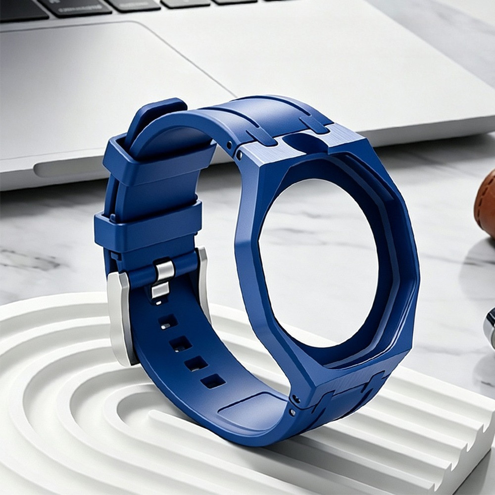 เซรามิค Watchcase สายรัดซิลิโคนการปรับเปลี่ยนชุดสําหรับ Swatch x AP Royal POP Biomaterials กรณีกระเป๋าเปลี่ยนนาฬิกาข้อมือ