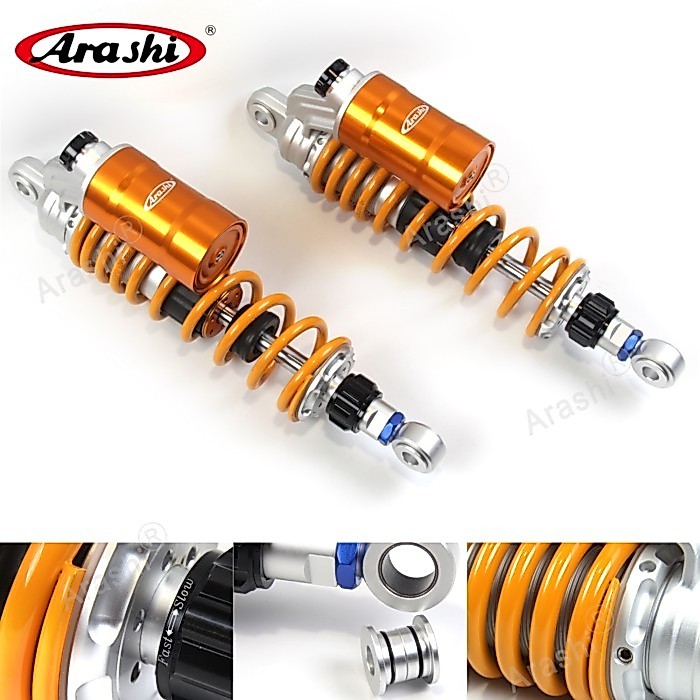 ARASHI For HONDA CB1300S / CB1300F Adjustable Suspension Nitrogen Charged Rear Shock Absorbers CB13