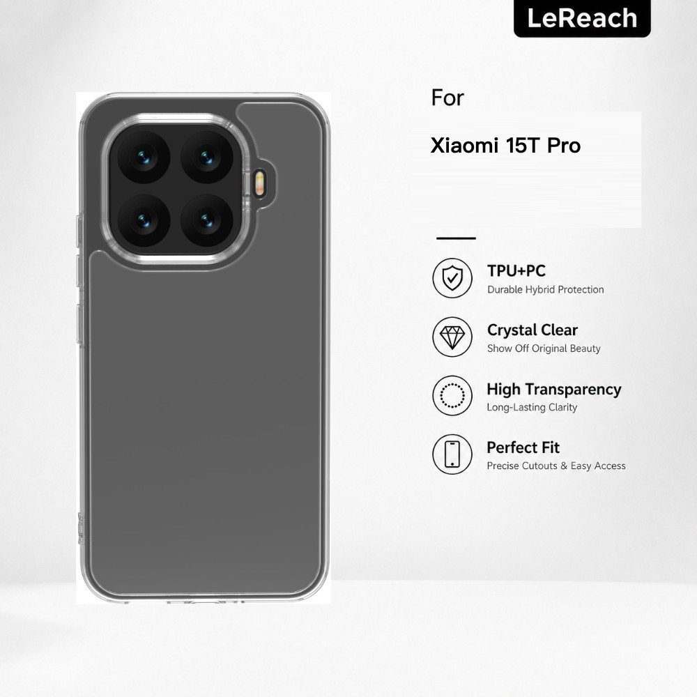 เคส สำหรับ Xiaomi 15T Pro กันกระแทก ขอบยก CA1000