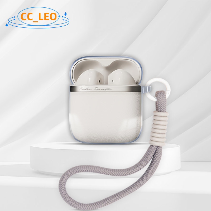 Compatible with EDIFIER W200T Case Transparent TPU Soft Case with Cute Lanyard Suitable for EDIFIER W200T Shockproof Shell Protective Sleeve