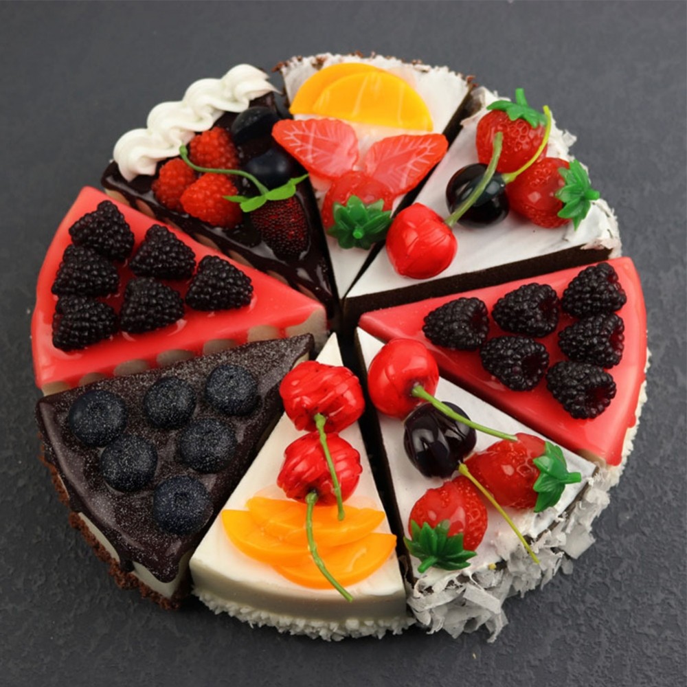【BIG SALE】Simulation Cake Fake Cake Artificial Bread Bread Props PU Photo Props Pretty-HAPY