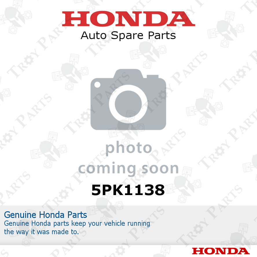 (1 ชิ้น) สายพานพัดลมฮอนด้า 31110-5EA-K02 สําหรับ Honda City SEL TMO Jazz TFO BR-V BRV - 5PK1138 ( 5P