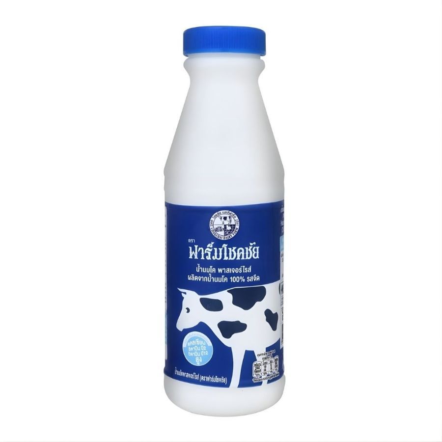 โชคชัย นมพาสเจอร์ไรส์รสจืด Chokchai Pasteurized Milk Plain 400ml.