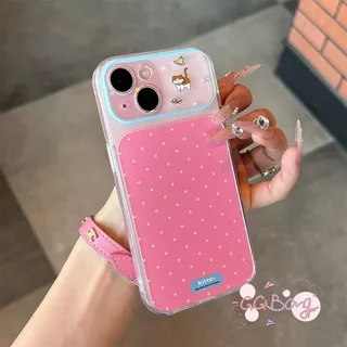 เคสไอโฟน13 AIRเคสคอนนิ่ง ลายจุดแมว สไตล์น่ารัก ป้องกันกระแทก เข้ากันได้กับIPhone 17 13 16 15 11 12 14 Pro Max 15 Plus