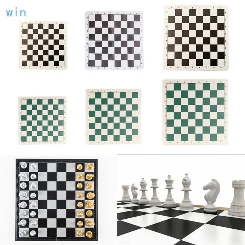 Win PU Tournament Chess Board Slip Travel Chess Board Mat Universal