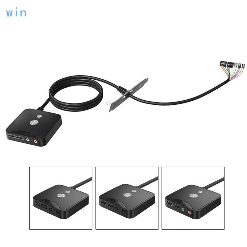 Win Internet Cafe Desktop Switch Box Two Usb2 0 Hub Extension Switch พร้อมสําหรับเมนบอร์ดคอมพิวเตอร์