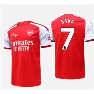 26 27 fans style ARSENA SOCCER JERSEY saka rice odegaard เสื้อฟุตบอลอาร์เซนอล ของ ซาก้า, ไรซ์ และ โอเดการ์ด
