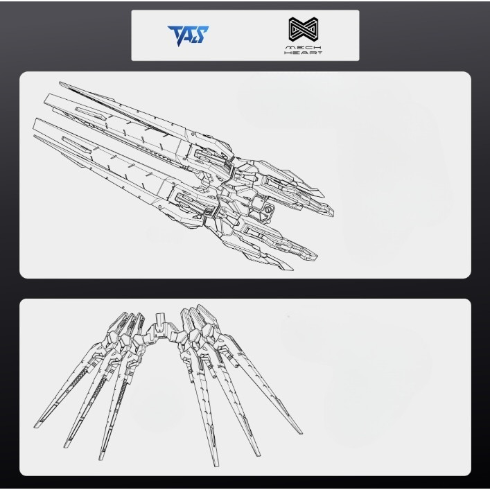 20260724 TAS PARTS สําหรับ MGSD WING ZERO SNOW WHITE STYLE GK