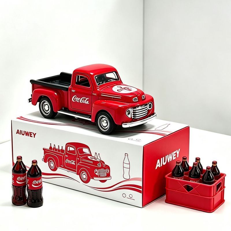AIUWEY Clearance One Batch Order American Pickup Truck Cola Coating Alloy Model ของเล่นเครื่องประดับตกแต่ง