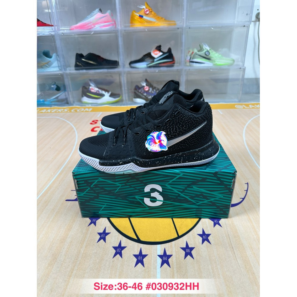 ระดับบริษัท Kyrie 3 Irving 3 Generation ผู้ชายผู้หญิงกีฬา Leisure Air Cushion รองเท้าบาสเก็ตบอล 0BH3