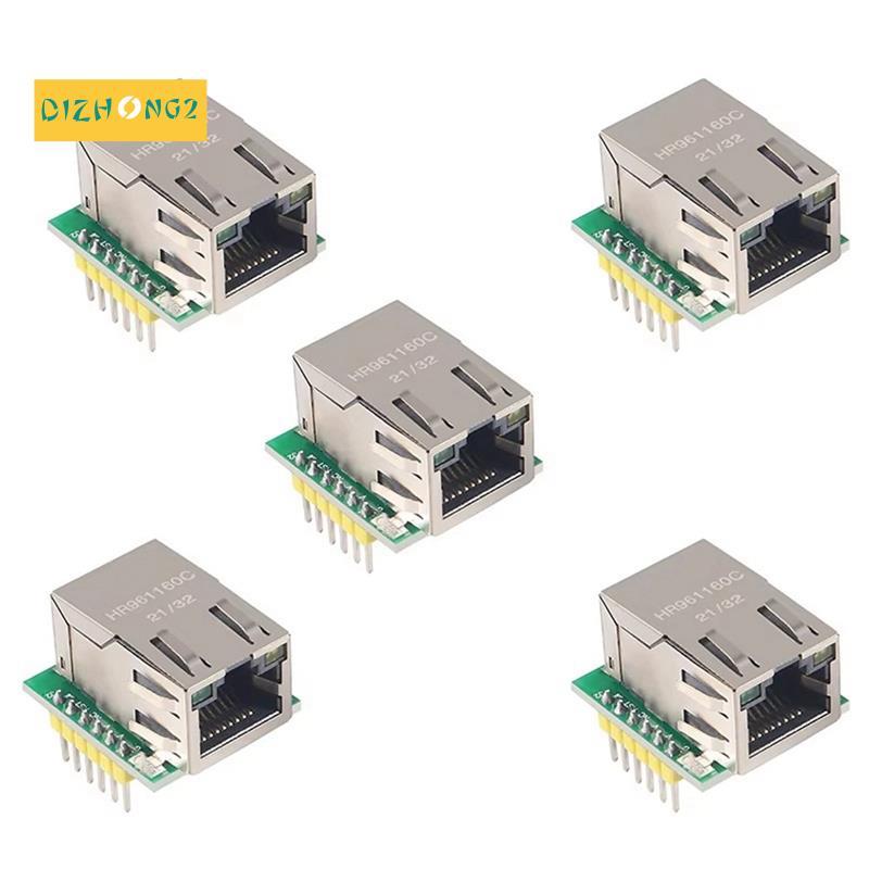 [dizhong2]อินเทอร์เฟซ SPI/Ethernet Network Module W5500 -ES1 5PCS WIZ820Io /IP Protocol Compatible