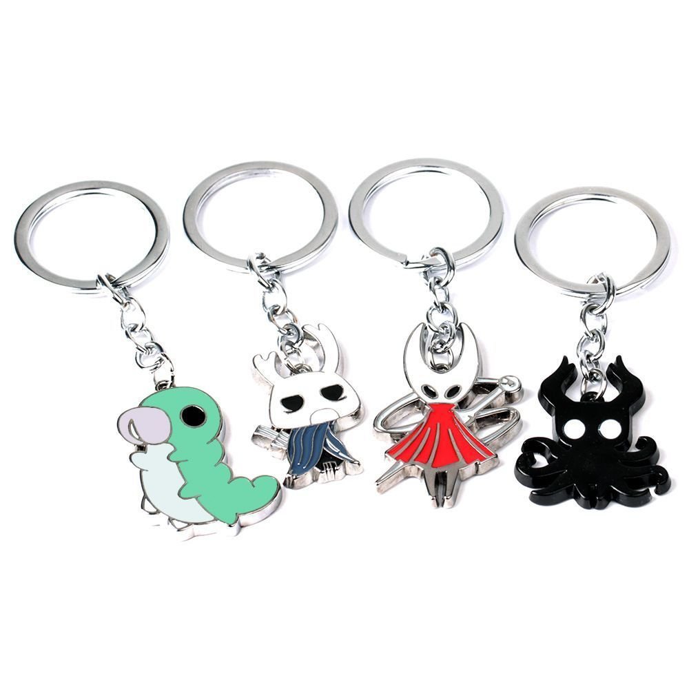 สินค้าเกม Hollow Knight Hollow Knight พวงกุญแจโลหะผสมสร้อยคอสไตล์ใหม่ขายส่ง BLIK