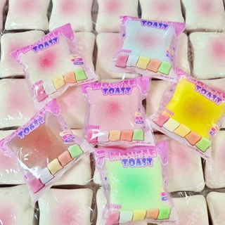 Sugar squishy มูสขนมปังหนึบ หลากสี หนึบหนุบ สโสว์ มีให้เลือก6สี