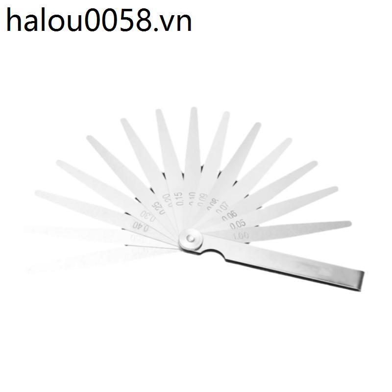 Feeler Gauge ความแม่นยําสูงสแตนเลส Feeder Gauge ชิ้นเดียว Gap Gauge ชิ้น Gap Gauge 0.02-1.0 มม.ความห