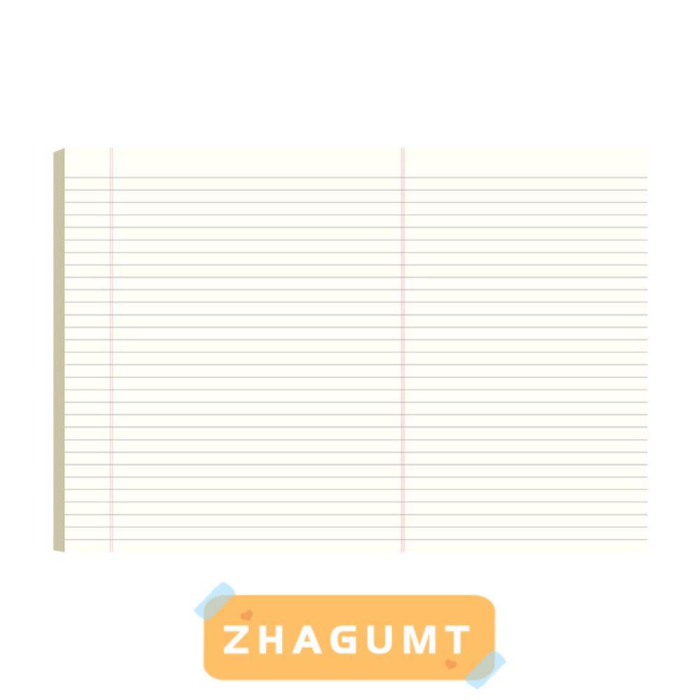 ZHAGUMT366KB กระดาษร่าง 50 แผ่น สมุดโน๊ต A3 Mind Planer A3 ความเรียบง่ายนักเรียนเขียนแผ่นบันทึกแบบฉี