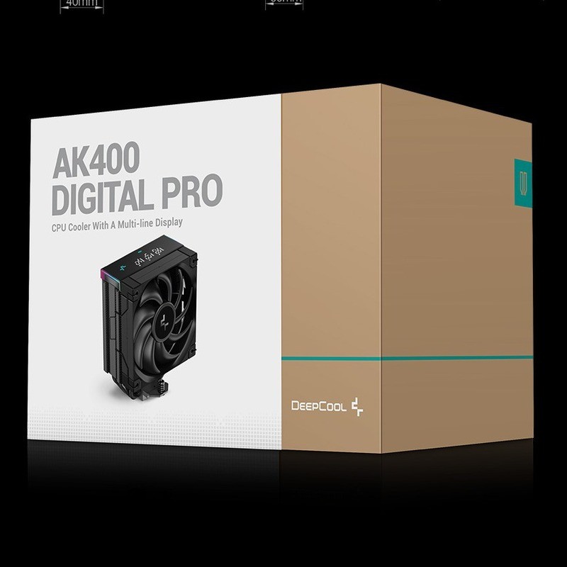 Deepcool AK400 DIGITAL PRO คูลเลอร์พร้อมหน้าจอแสดงผลดิจิตอลสำหรับซีพียูคอมพิวเตอร์, ระบบระบายความร้อ