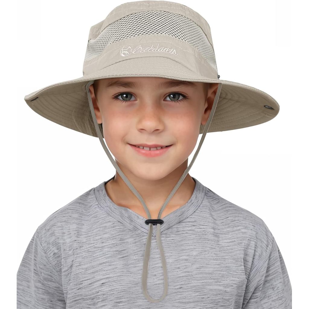 Century Star Outdoor Kids Sun Hat UPF 50+ Quick Dry Adjustable Bucket Hat Windproof Waterproof Beach