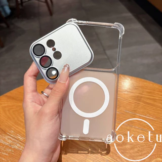 Creative 2-in-1 case เคสโทรศัพท์เลนส์แบบถอดได้เหมาะสําหรับ Galaxy S24 25 26 ultra matte รวมทุกอย่างซิลิโคนอ่อนนุ่ม