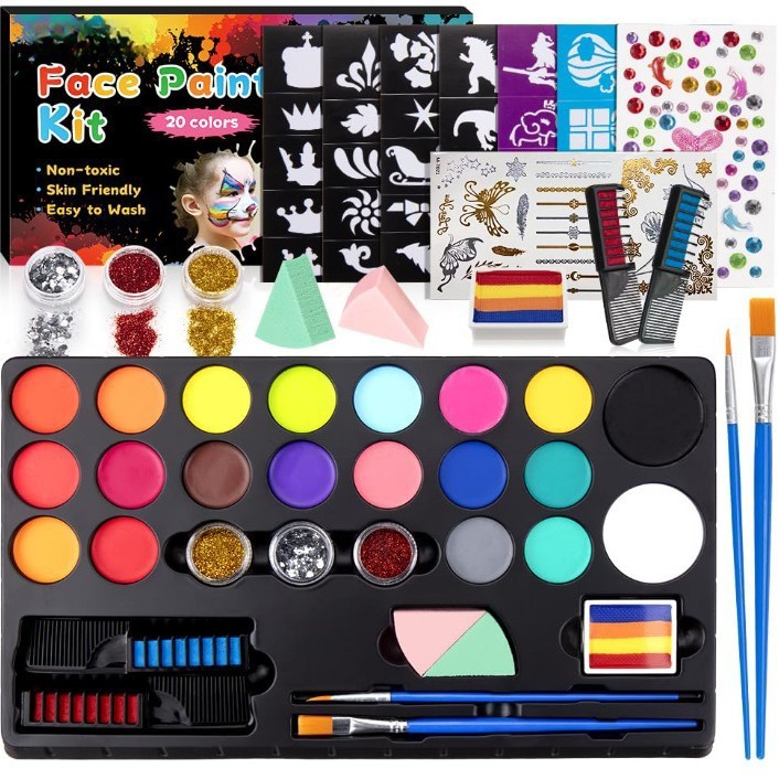 20Oil paint set Face painting pigment water-soluble face paint Halloween face painting set