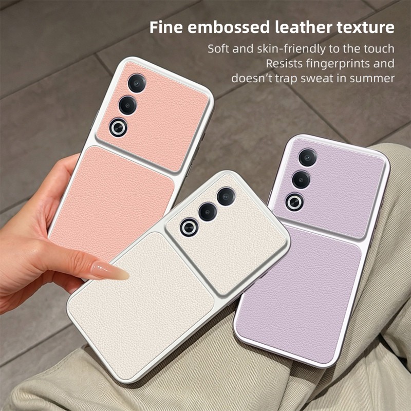 แฟชั่น Matte หนังสําหรับ OPPO A3 Pro A80 CPH2639 CPH2667 PKD130 K12X นุ่มสีสันใหม่ล่าสุดซิลิโคนสีเมท