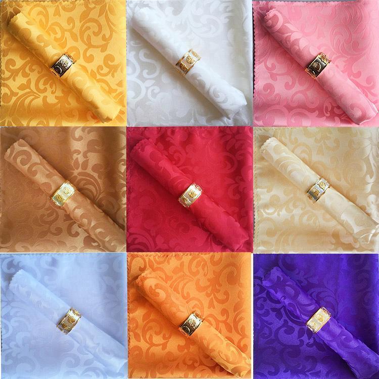 [ks0621.th] (ใหม่) แถบโรงแรมผ้าปากถ้วยผ้าผ้าเช็ดปากโต๊ะสีขาวสีแดงปากดอกไม้พับดอกไม้ร้านอาหารตะวันตกผ