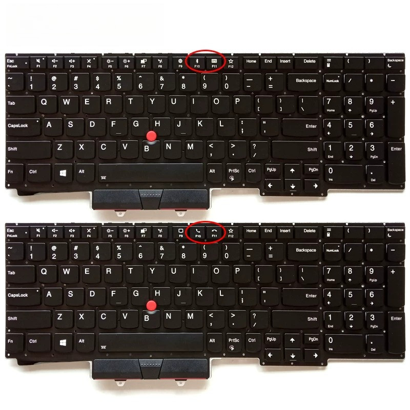 แป้นพิมพ์โน้ตบุ๊ก Lenovo ThinkPad E14 E15 Gen 1 Gen 2 Gen 3 Gen 4