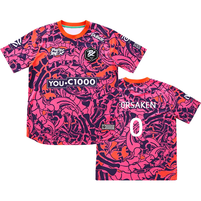 เสื้อยืดแฟชั่นสําหรับเกมเมอร์ Valorant จากสไตล์ Paper Rex Raptor, F0RSAKEN