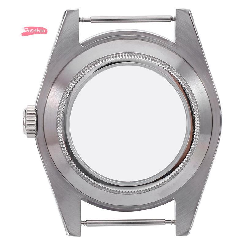 [posthouse]39Mm Stainless Steel Polishing Case Sapphire Glass Fit NH35/NH35A NH36/NH35A Movement,ปกห