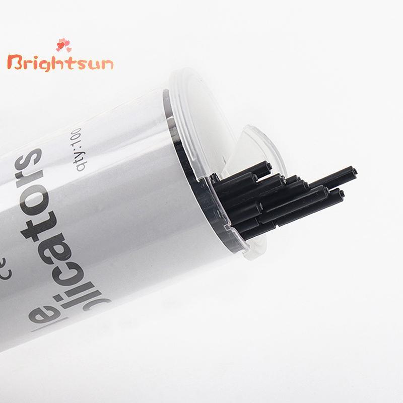 [BT-t] 100PCS แปรงไมโครแบบใช้แล้วทิ้ง Applicator Microswabs สําหรับเครื่องมือถอดต่อขนตา, แปรงสําลีขน