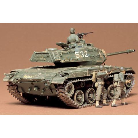 ตัวอย่างรุ่น Tamiya 1: 35 American M41 Bulldog Light Tank 35055 ชุดประกอบถัง