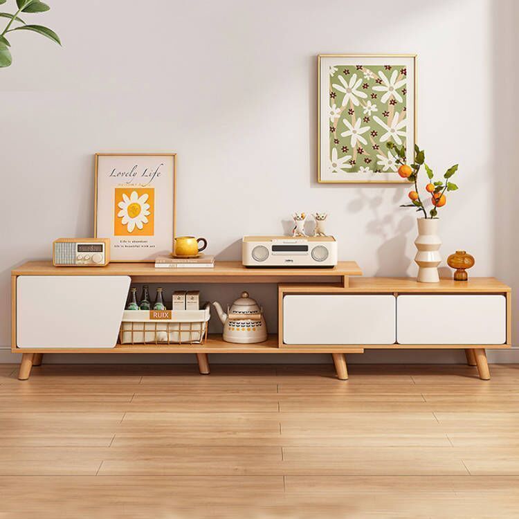 TV Cabinet Almari Tv Adjustable TV Cabinet Living Room TV Bench Storage Tv Rack Kabinet TV/ Rak Tv K