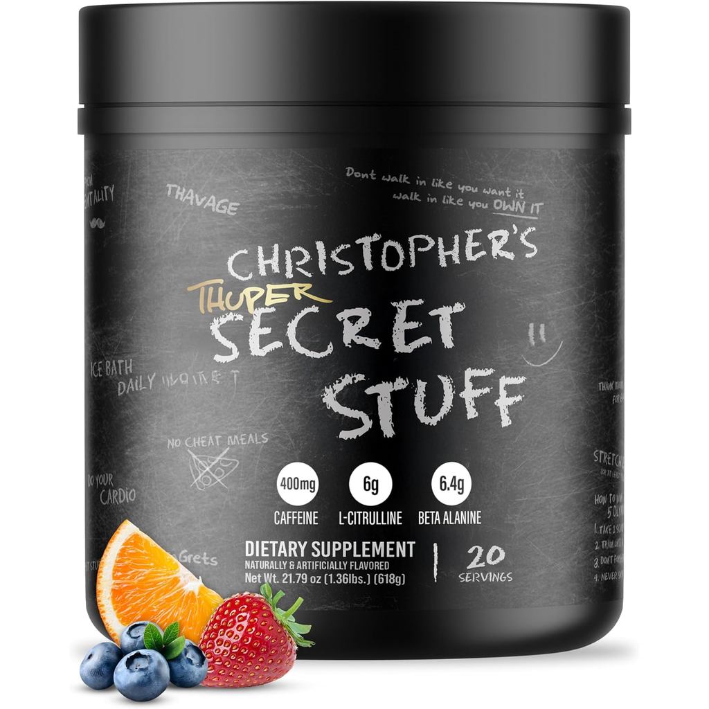 RAW Thuper Thavage Pre Workout Powder - High-Stim Pre-Workout with Creatine, Beta Alanine, L-Citrull