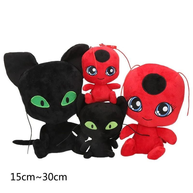 Miracle Girl Toy Ladybug Ladybug Ladybug สินค้าตุ๊กตาตุ๊กตา Super Cat ของขวัญ CatNoir8.7.อี๊