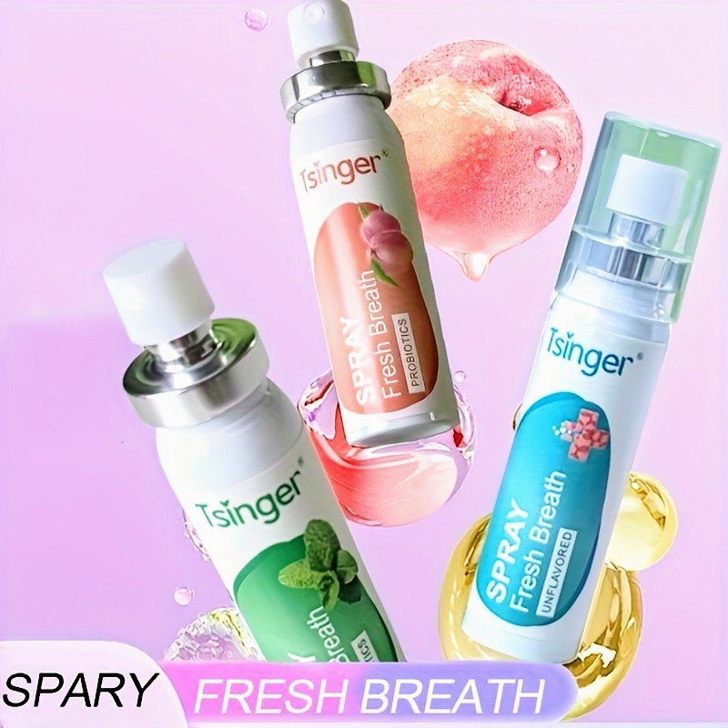 Breath Spray 8.7 Refreshing Oral Spray Clean Clean Clean Bacteria Fresh tser Anti-Portable Moisturiz